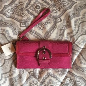 Pink Coach Wallet